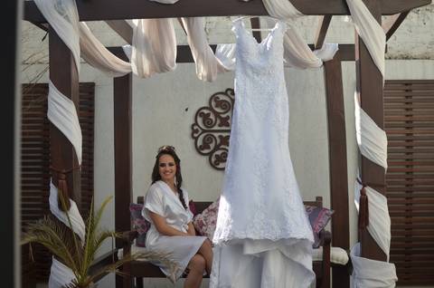 Silvia Araújo Noivas, Loja de noivas, fiz 
 o making of da noiva Grazy e a mãe, irmã '