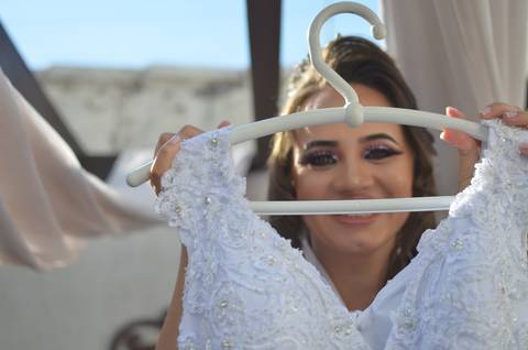 Silvia Araújo Noivas, Loja de noivas, fiz 
 o making of da noiva Grazy e a mãe, irmã '