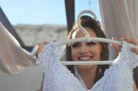 Silvia Araújo Noivas, Loja de noivas, fiz 
 o making of da noiva Grazy e a mãe, irmã '