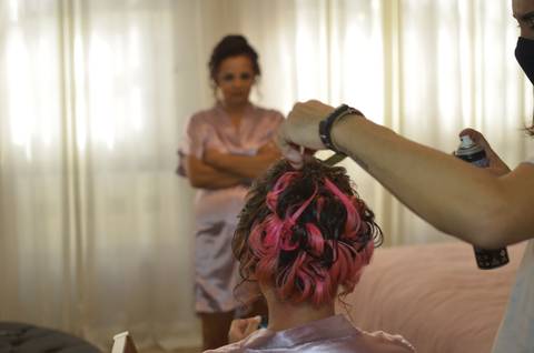 Silvia Araújo Noivas, Loja de noivas, fiz 
 o making of da noiva Grazy e a mãe, irmã '