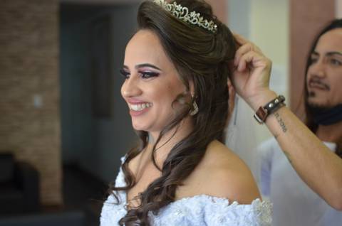 Silvia Araújo Noivas, Loja de noivas, fiz 
 o making of da noiva Grazy e a mãe, irmã '