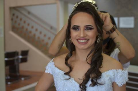 Silvia Araújo Noivas, Loja de noivas, fiz 
 o making of da noiva Grazy e a mãe, irmã '