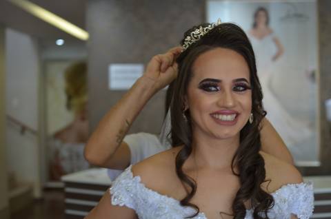 Silvia Araújo Noivas, Loja de noivas, fiz 
 o making of da noiva Grazy e a mãe, irmã '