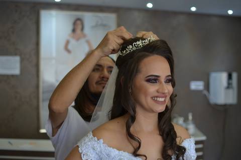 Silvia Araújo Noivas, Loja de noivas, fiz 
 o making of da noiva Grazy e a mãe, irmã '