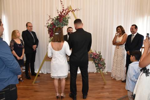 Sala especial de casamento cartório colorado com juiz de paz nycholas n. pontes'