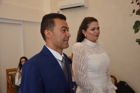 Casamento hora da assinatura com a Juíza  Nina s Porto'
