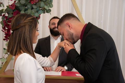 Sala especial de casamento cartório colorado com juiz de paz nycholas n. pontes hora da alianças'