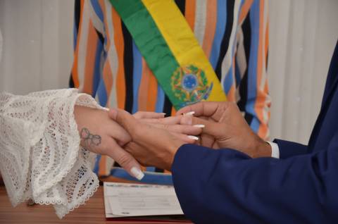Cartório Colorado Casamento alianças Juíza  Nina s Porto'