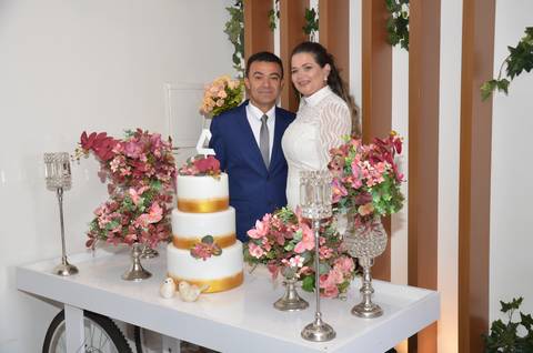 Sala do bolo decorativo sala especial Cartório Colorado'