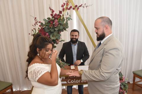 ALIANÇAS DOS NOIVOS RAYANY E BRUNO'