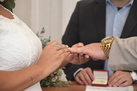 ALIANÇAS DOS NOIVOS RAYANY E BRUNO'