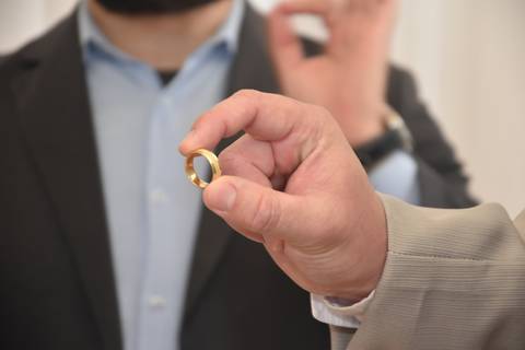 ALIANÇAS DOS NOIVOS RAYANY E BRUNO'