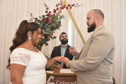 ALIANÇAS DOS NOIVOS RAYANY E BRUNO'