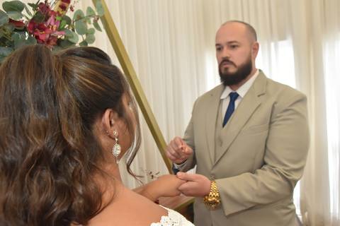 ALIANÇAS DOS NOIVOS RAYANY E BRUNO'