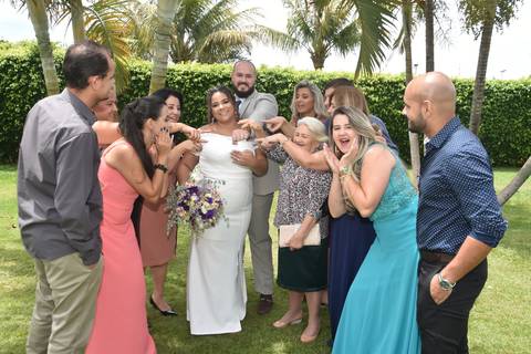 FOTOS NO JARDIM COM OS FAMILIARES'