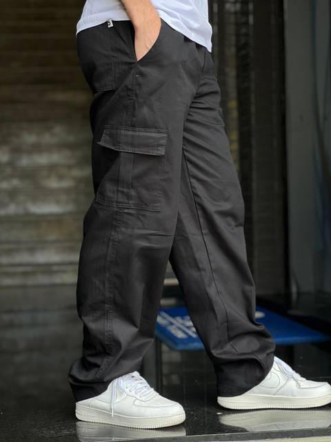 calça cargo preta (p ao gg)'