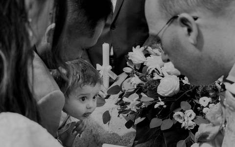 Foto de batizado na igreja de Jesufrei'