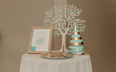 Árvore da vida: Decoração aniversário primeiro ano de vida'
