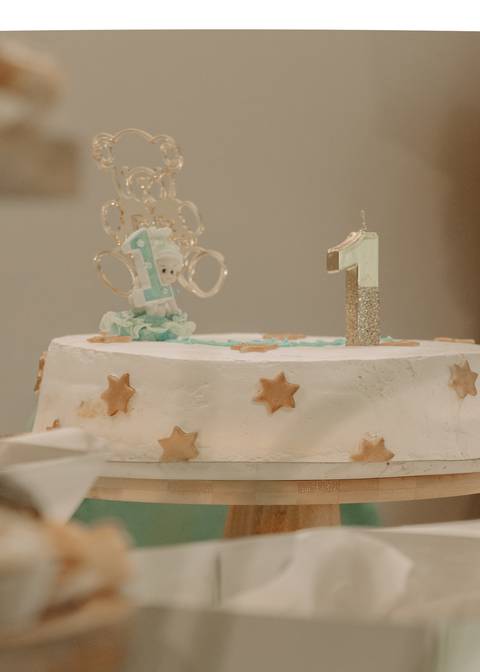 Bolo aniversário bebé 1 ano'