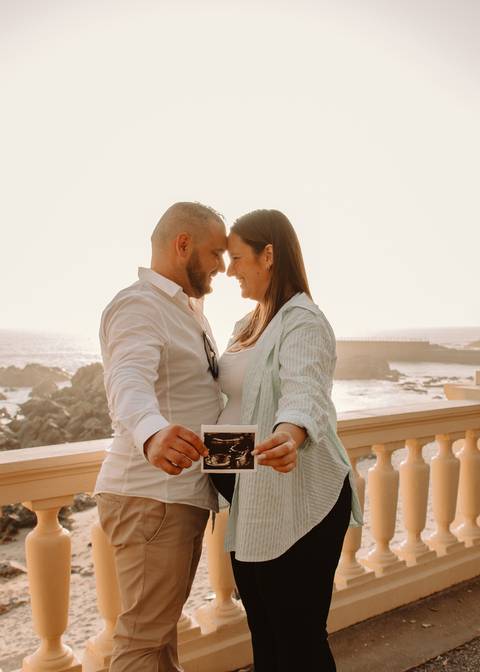 Foto de gravidez na Foz do Porto com ecografia'