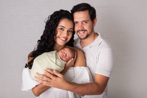 Ensaio Newborn Familia'