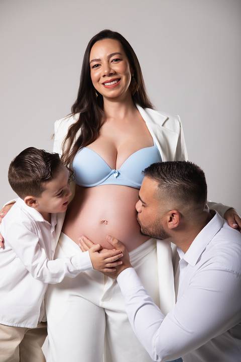 Ensaio Gestante Familia'