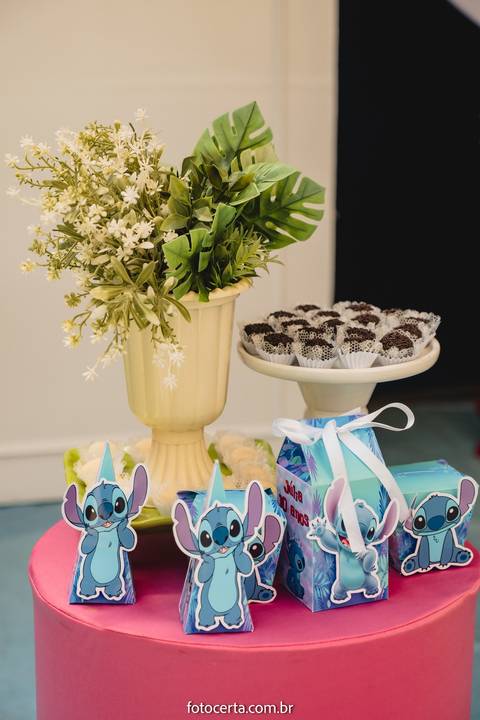 Radical Kids e Foto Certa - Festa de Aniversário Infantil - Decoração Tema Stitch'