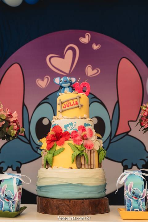 Radical Kids e Foto Certa - Festa de Aniversário Infantil - Decoração Tema Stitch'
