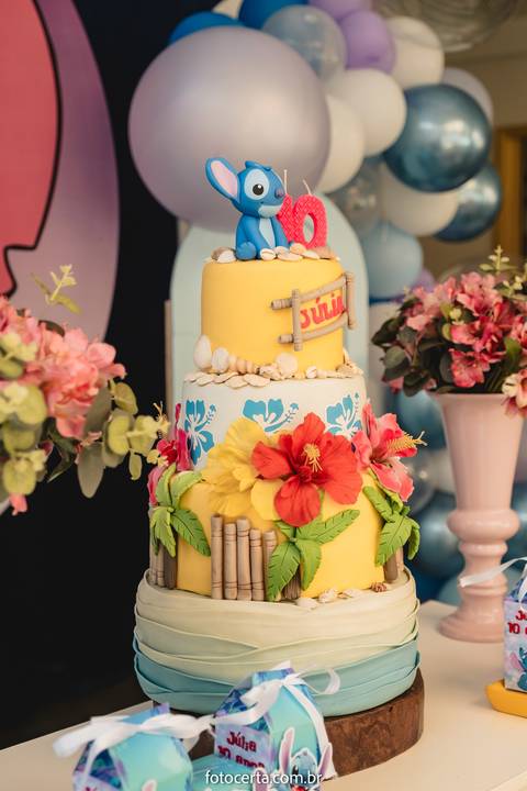 Radical Kids e Foto Certa - Festa de Aniversário Infantil - Decoração Tema Stitch'