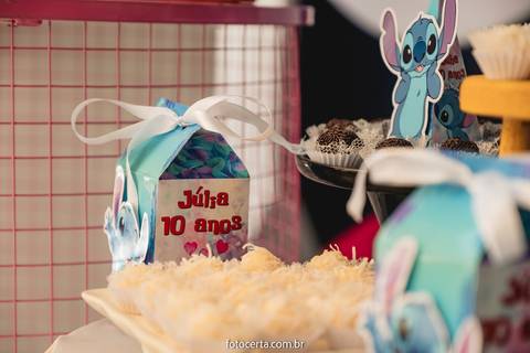 Radical Kids e Foto Certa - Festa de Aniversário Infantil - Decoração Tema Stitch'