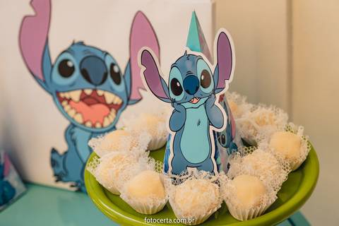Radical Kids e Foto Certa - Festa de Aniversário Infantil - Decoração Tema Stitch'