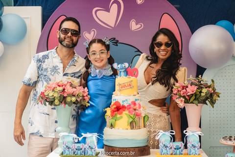 Radical Kids e Foto Certa - Festa de Aniversário Infantil - Decoração Tema Stitch'
