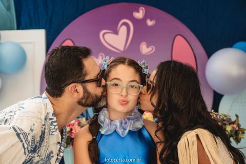 Radical Kids e Foto Certa - Festa de Aniversário Infantil - Decoração Tema Stitch'