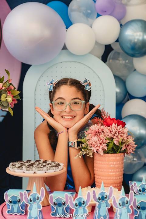 Radical Kids e Foto Certa - Festa de Aniversário Infantil - Decoração Tema Stitch'