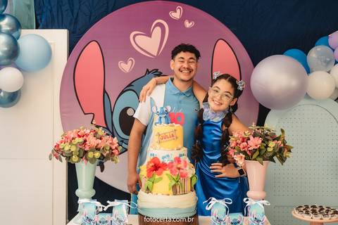 Radical Kids e Foto Certa - Festa de Aniversário Infantil - Decoração Tema Stitch'