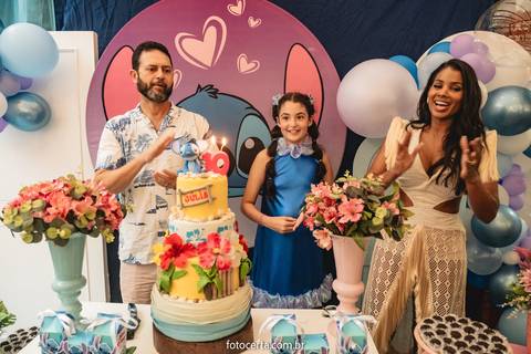 Radical Kids e Foto Certa - Festa de Aniversário Infantil - Decoração Tema Stitch'