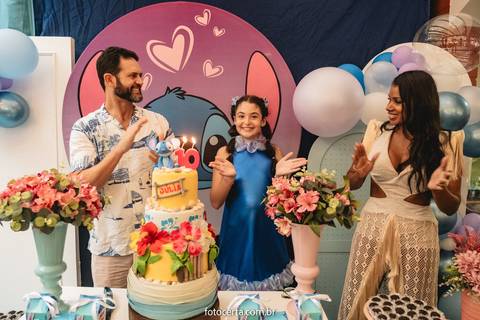 Radical Kids e Foto Certa - Festa de Aniversário Infantil - Decoração Tema Stitch'