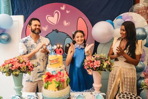 Radical Kids e Foto Certa - Festa de Aniversário Infantil - Decoração Tema Stitch'