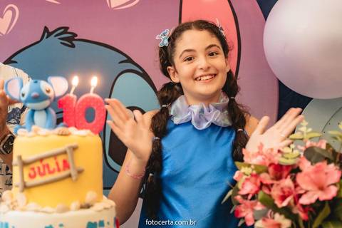 Radical Kids e Foto Certa - Festa de Aniversário Infantil - Decoração Tema Stitch'