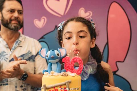 Radical Kids e Foto Certa - Festa de Aniversário Infantil - Decoração Tema Stitch'