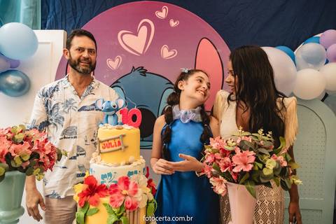 Radical Kids e Foto Certa - Festa de Aniversário Infantil - Decoração Tema Stitch'