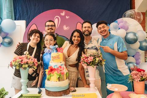 Radical Kids e Foto Certa - Festa de Aniversário Infantil - Decoração Tema Stitch'