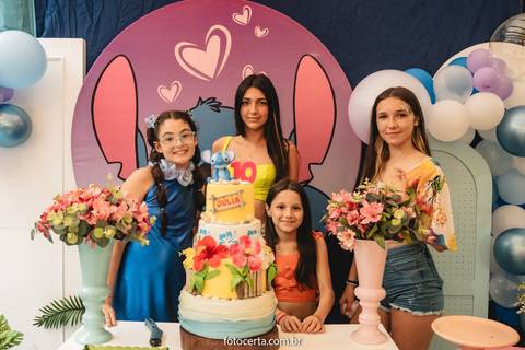 Radical Kids e Foto Certa - Festa de Aniversário Infantil - Decoração Tema Stitch'