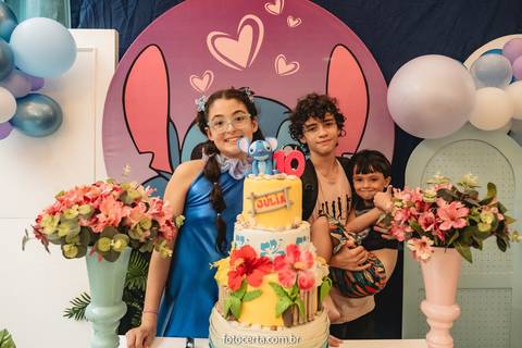Radical Kids e Foto Certa - Festa de Aniversário Infantil - Decoração Tema Stitch'
