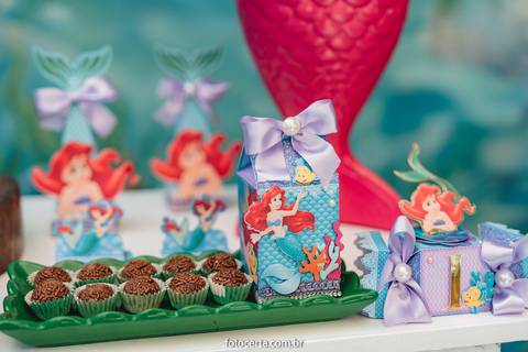 Radical Kids e Foto Certa - Festa de Aniversário Infantil - Decoração Tema Pequena Sereia'