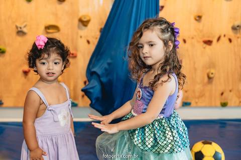 Radical Kids e Foto Certa - Festa de Aniversário Infantil - Decoração Tema Pequena Sereia'