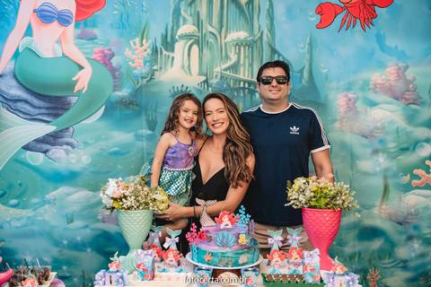 Radical Kids e Foto Certa - Festa de Aniversário Infantil - Decoração Tema Pequena Sereia'