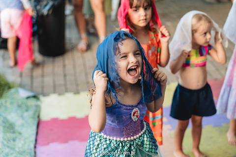 Radical Kids e Foto Certa - Festa de Aniversário Infantil - Decoração Tema Pequena Sereia'