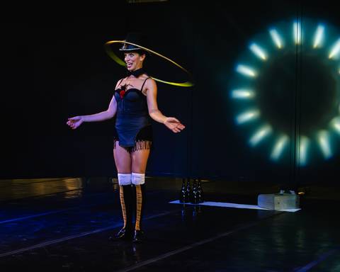 Mágica com bambolê '