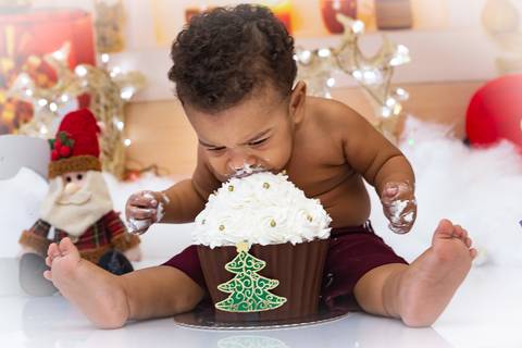 smash the cake ensaio infantil natal bolo festa infantil zona norte criança festa de aniversário família brincadeiras fotografia fotógrafa rio de janeiro RJ carioca'